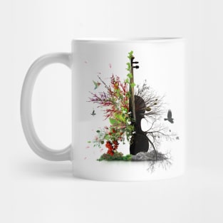 Music Poster Violin Orchestra Mug